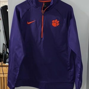 Never worn purple Clemson zip up